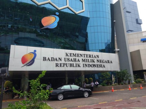 Kementerian Badan Usaha Milik Negara (BUMN) meminta seluruh pihak mewaspadai segala bentuk hoaks yang mengatasnamakan kementerian yang membidangi perusahaan pelat merah tersebut.  pihaknya. Foto: Medcom.id/Annisa Ayu A.