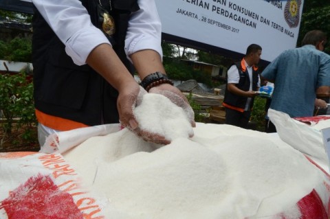 Ramadan membuat permintaan gula lebih tinggi dari biasanya. Foto: MI/Susanto