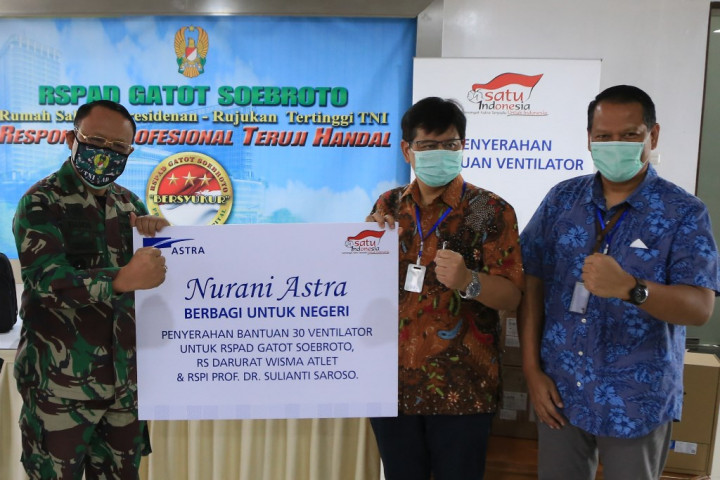 Astra Mulai Kerahkan Ventilator untuk Merawat Pasien Covid-19