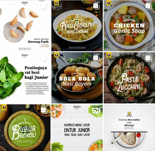 Dengan mengakses internet, kamu bisa memeroleh berbagai informasi termasuk resep masakan. (Foto: Dok. Instagram/@endeusjunior)