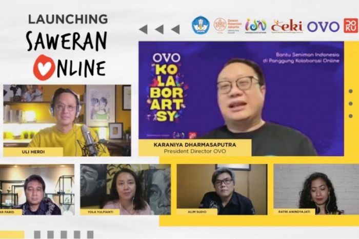 Panggung Virtual Saweran Online untuk Penari