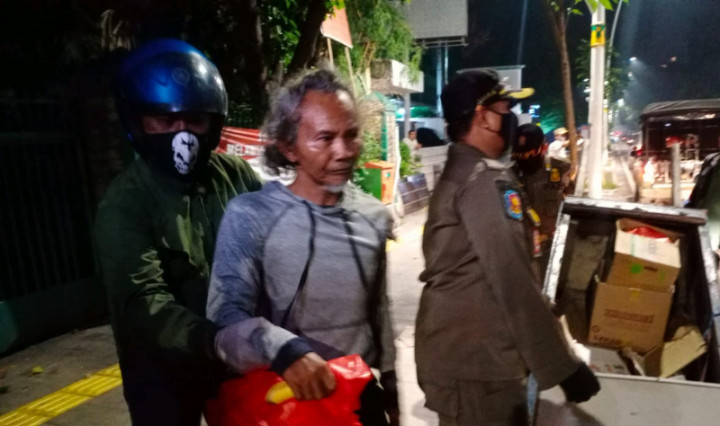 Puluhan PMKS di Menteng dan Sawah Besar Terjaring Razia