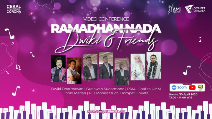 Konser Ramadhan Nada Dwiki & Friends Episode 2 Hadirkan PRIA dan Cakra Khan