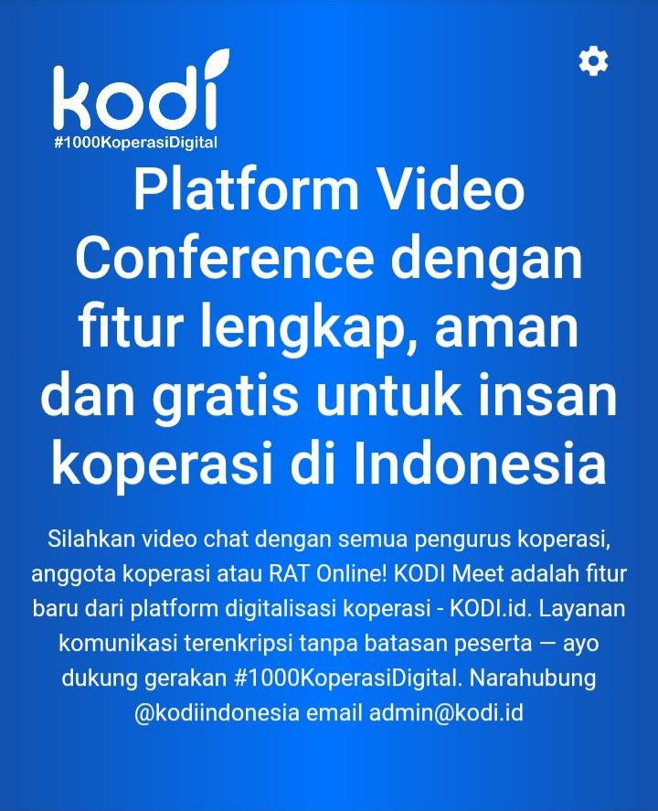 LPDB-KUMKM Sambut Baik Terobosan Koperasi Digital Ciptakan Platform Meeting Online Untuk Koperasi