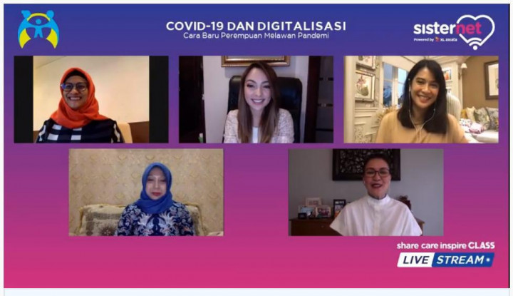 Menteri PPPA dan CEO XL Luncurkan Aplikasi Sisternet