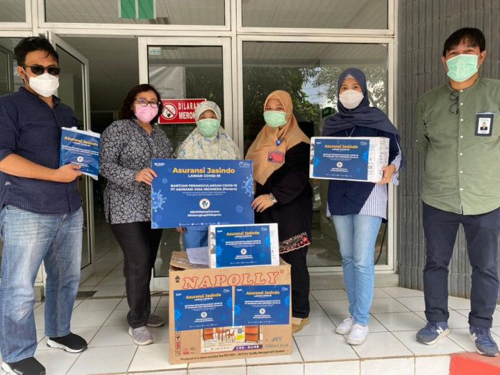 Jasindo Beri Bantuan RS Rujukan Covid-19 di 6 Kota