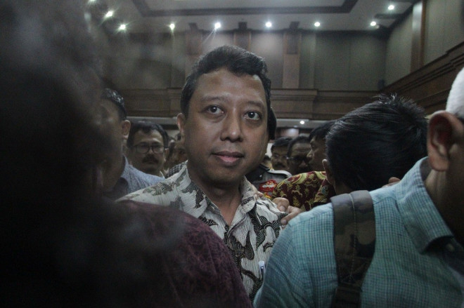 Eks Ketua Umum PPP, Romahurmuziy/MI/Pius Erlangga.
