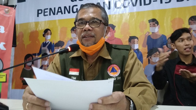 Wakil Koordinator Sekretariat Gugus Tugas Penanganan Covid-19 Pemerintah DIY, Biwara Yuswantana. (Foto: Medcom.id/Ahmad Mustaqim)