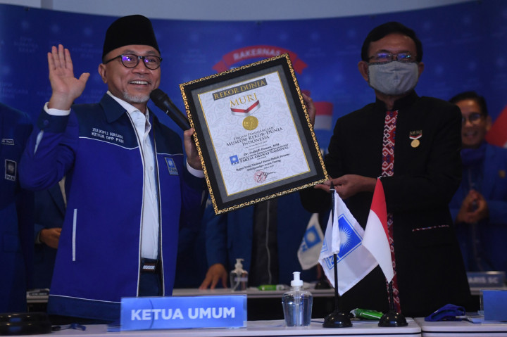 PAN Dapat Rekor MURI Parpol Pertama yang Gelar Rakernas Daring