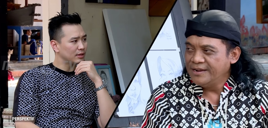 Robert Harianto dan Didi Kempot di program Perspektif Metro TV, Agustus 2019.