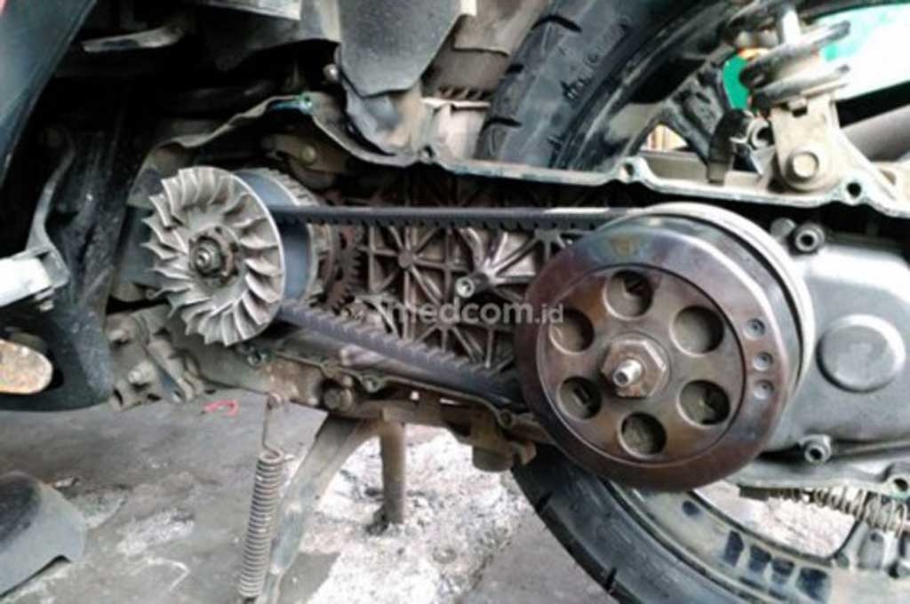 CVT di skuter matik harus dilihat kondisinya. Medcom.id/M. Bagus Rachmanto