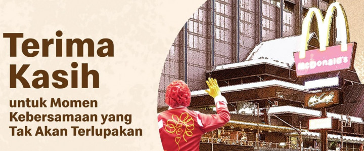 Warganet Berduka McDonald's Thamrin Tutup