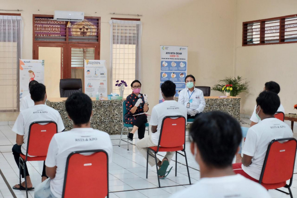 Bertemu Menlu, 14 ABK WNI Kapal Tiongkok Curhat Tak Dapat Gaji