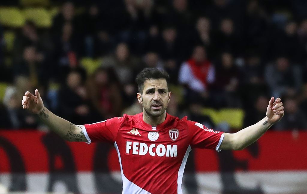 Gelandang AS Monaco, Cesc Fabregas (AFP/Valery Hache)