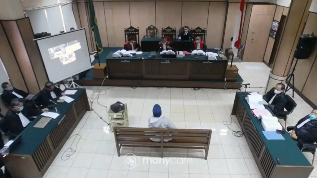 Sidang penyiraman air keras terhadap Novel Baswedan. Medcom.id/Yurike Budiman 