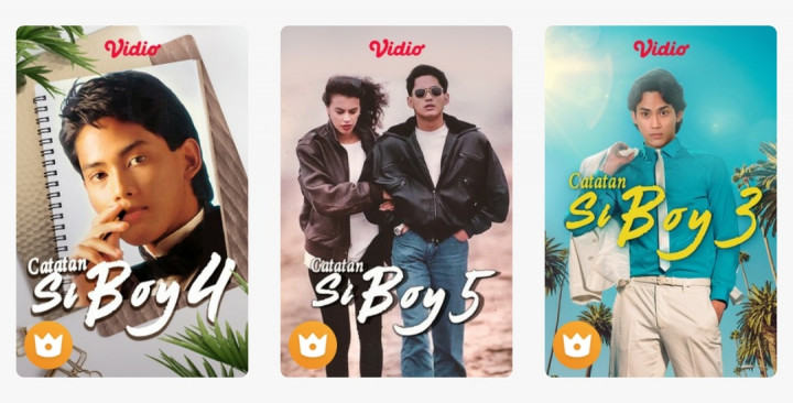 Bidik Konten Nostalgia, Vidio Hadirkan Catatan Si Boy hingga Warkop DKI