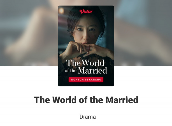 Potensi Kuat Tayangan Korea, Vidio Siarkan The World of the Married