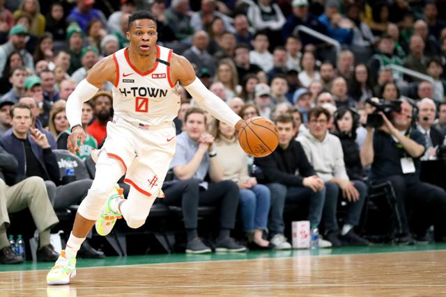 Point guard Houston Rockets Russell Westbrook-AFP.MADDIE MEYER