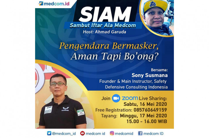 Fakta Unik Bikers Bermasker Tak Berhelm, Ayo Diskusi di SIAM