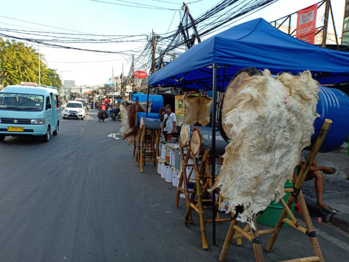 Penjual Beduk Menjamur di Tanah Abang