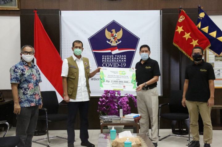Gugus Tugas Terima Donasi Rp2 Miliar dari Pegadaian