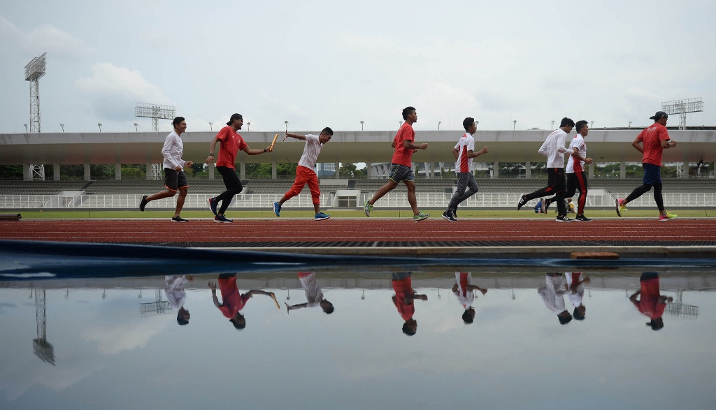 Atlet PB PASI. (Foto: Antara/Akbar Nugroho Gumay)