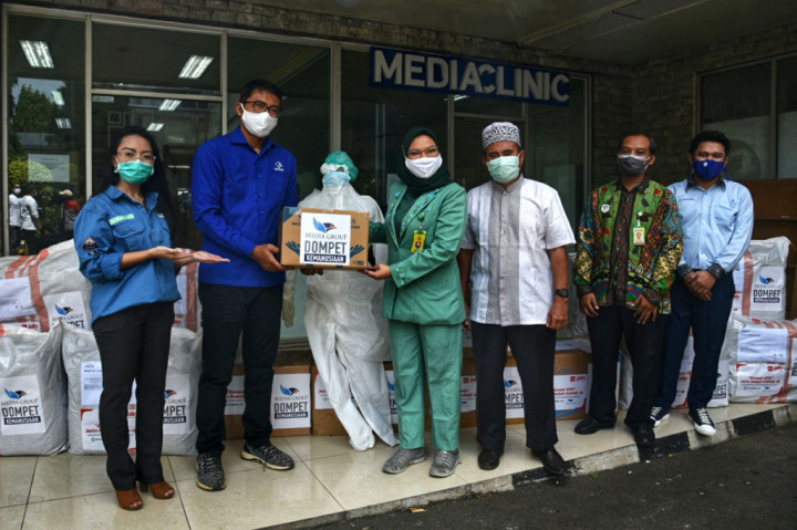Media Group Salurkan APD untuk Tenaga Medis di 4 RS