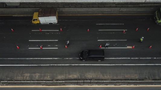 607 Kendaraan Coba Tinggalkan Jakarta di H-4 Lebaran