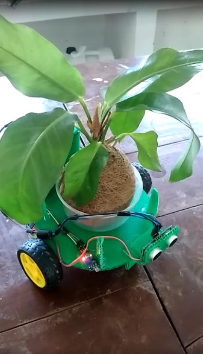 SMK PP Binaan Kementan Kenalkan Smartpot Kokedama MIMOS