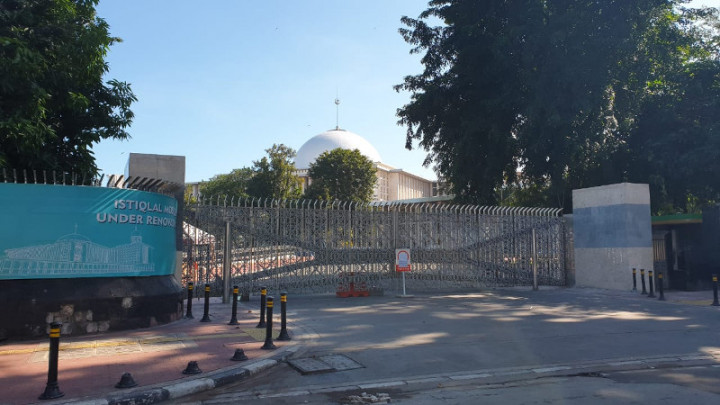 Masjid Istiqlal Sepi