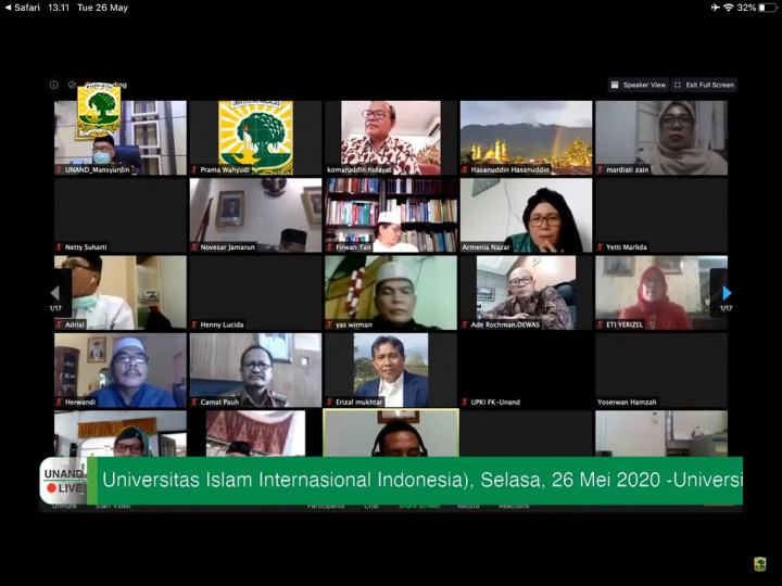 Pandemi, Sejumlah Universitas Gelar Halalbihalal Virtual
