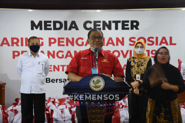 Kemensos Apresiasi PT Pos Indonesia dalam Menyalurkan Bansos