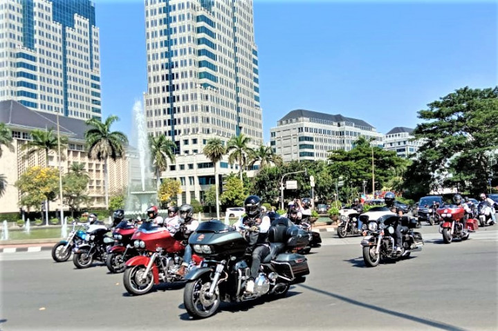 Para Bikers Moge Geruduk Balai Kota Jakarta, Ada Apa?