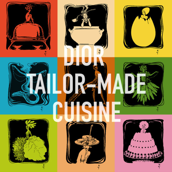 Dior terinspirasi dari menu-menu favorit di restoran yang sering dikunjunginya. (Foto: Dok. Lifestyleasia.com)