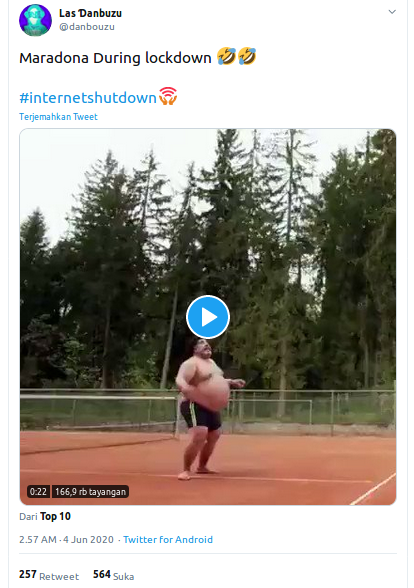 Tangkapan layar klarifikasi pihak universitas brawijaya. Foto: Twitter