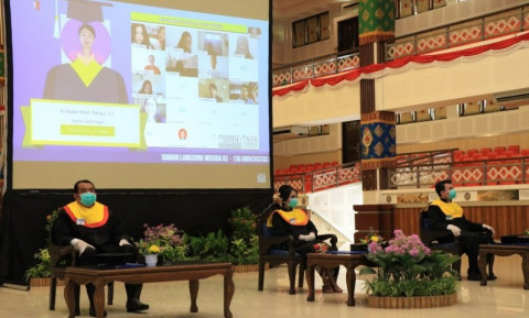 670 Mahasiswa Unud Wisuda Secara Daring