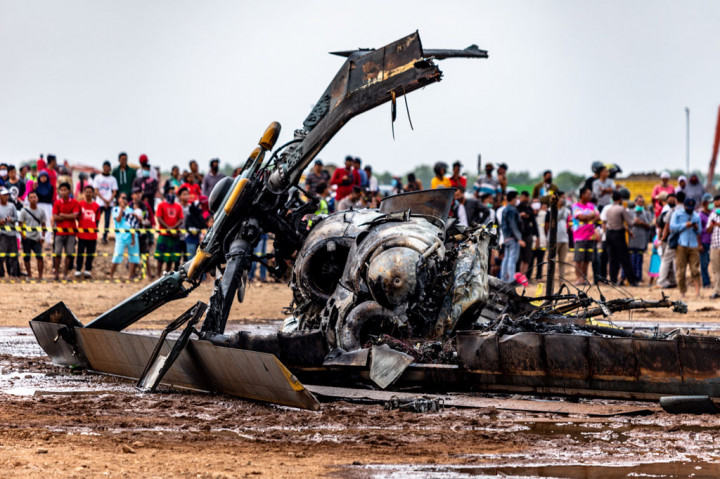 Helikopter Militer Jatuh di Kendal, 4 Prajurit TNI Tewas