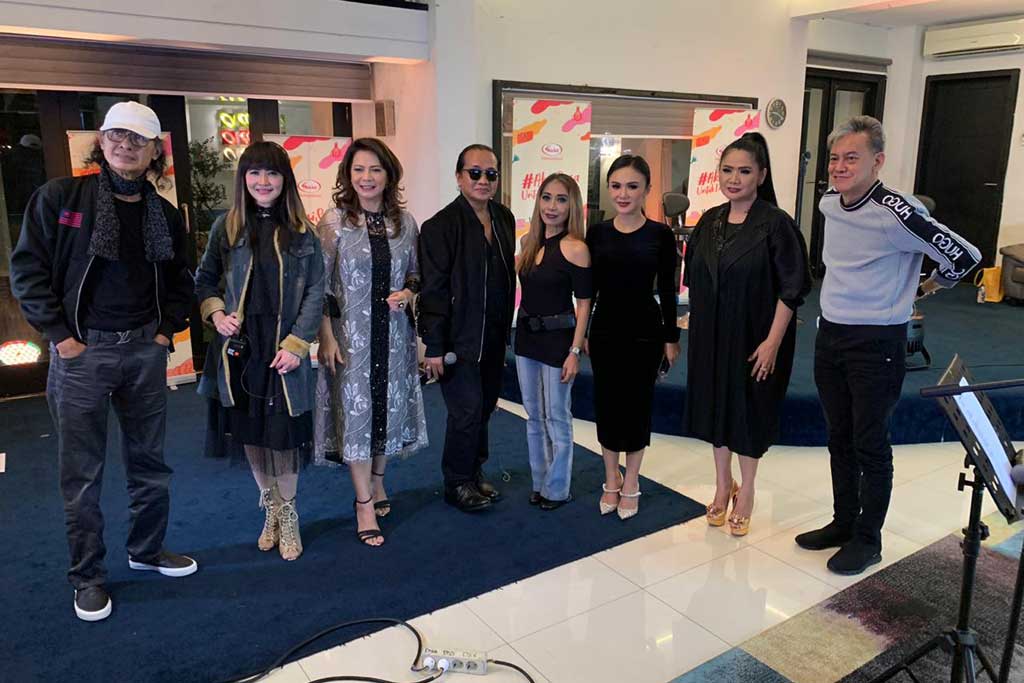 Artis yang terlibat dalam konser Ruang Bersama 7 Bintang (Foto: Dok. Legenda Musik Indonesia)