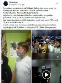 Cek Fakta Benarkah Video Ini Bukti Dokter Memanfaatkan Covid 19 Sebagai L