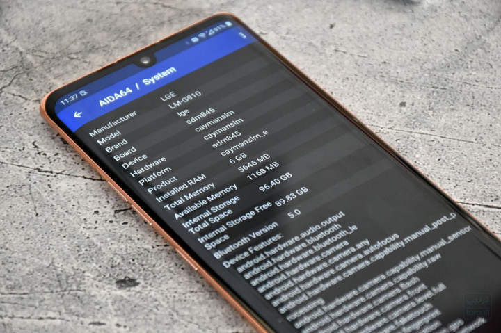 LG Velvet 4G dengan Snapdragon 845 Muncul di Internet