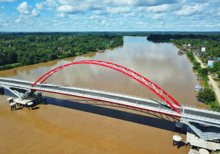 Jembatan Pendukung Konektivitas Lumbung Pangan Baru Rampung