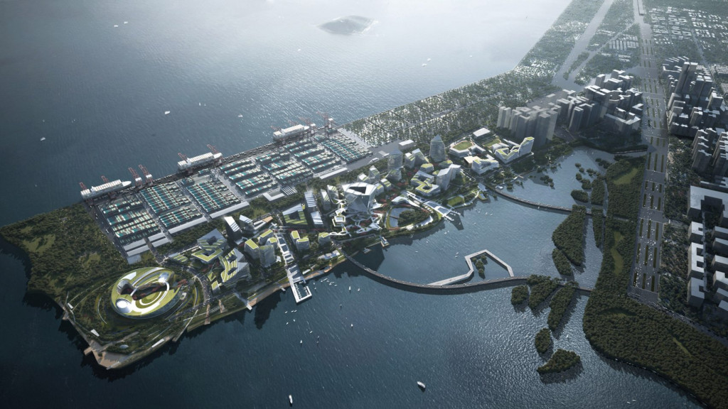 Net City, kawasan tanpa mobil di Shenzhen. Foto: NBBJ