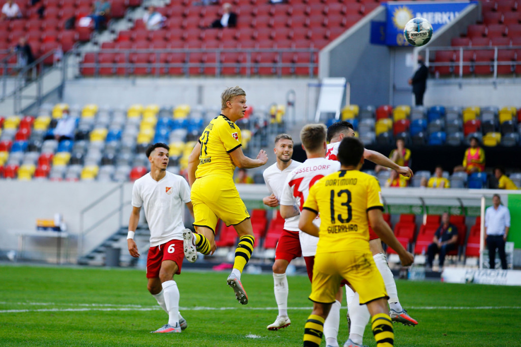 Gol Haaland Bawa Dortmund Menang Atas Dusseldorf