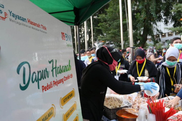 BNI Syariah Buka Dapur untuk Petugas Medis Korona