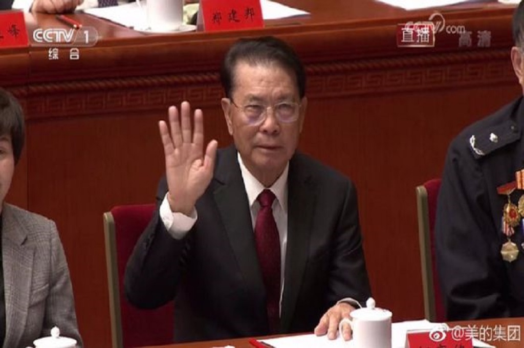He Xiangjian, pendiri Midea Group. (Foto: CCTV)