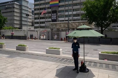 Kedubes AS di Seoul Turunkan Spanduk Black Lives Matter