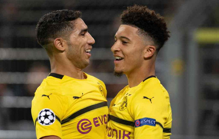 Pelatih Dortmund Pasrah dengan Masa Depan Sancho dan Hakimi