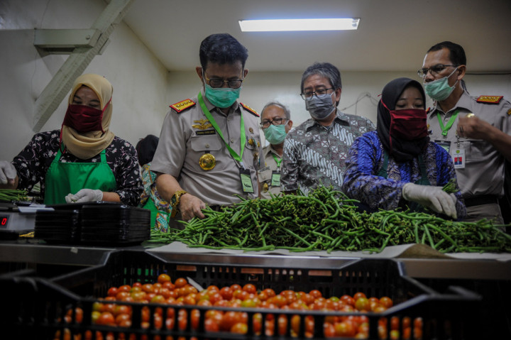 Mentan Tinjau Rumah Kemas Produk Tani Ekspor di Lembang