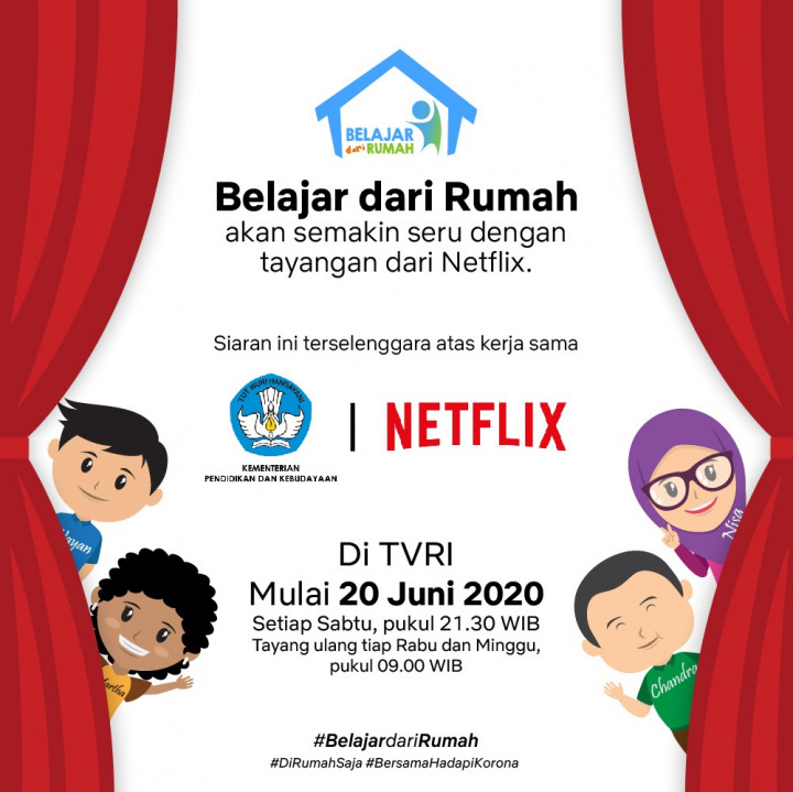 Kemendikbud Gandeng Netflix Tayangkan Film Dokumenter di TVRI