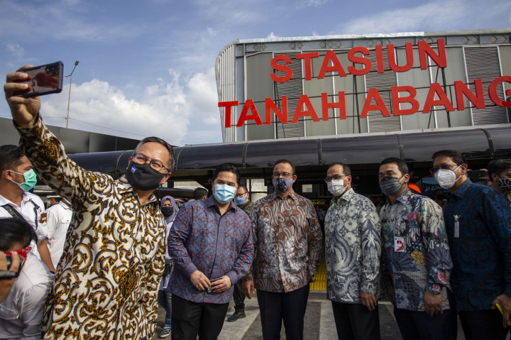 Stasiun Terpadu Tanah Abang Diresmikan